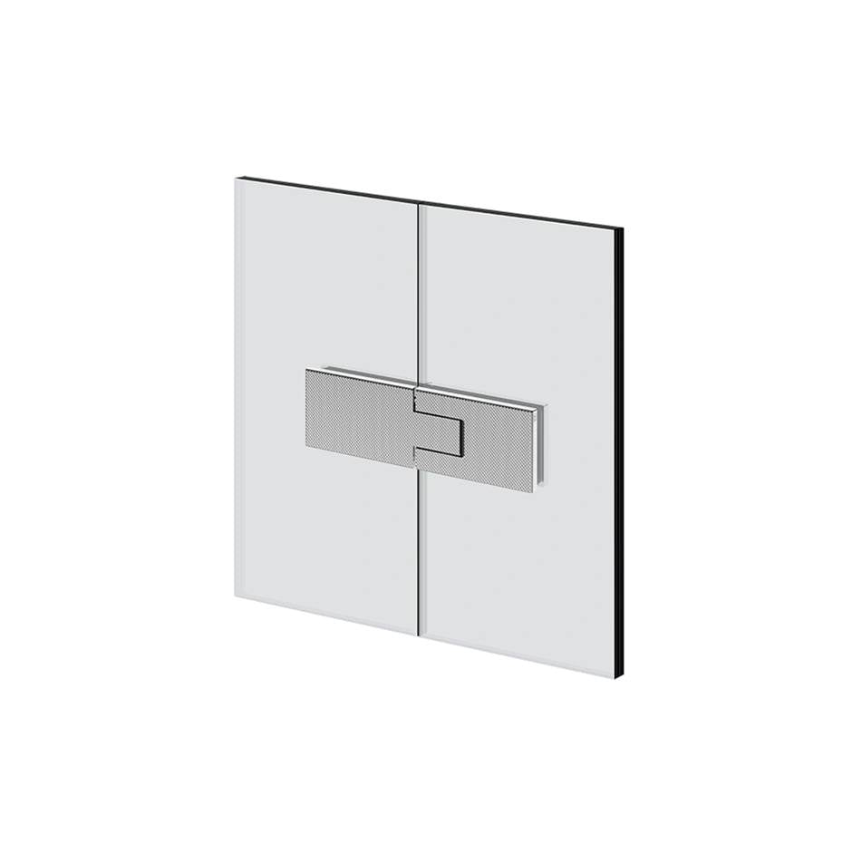 Gessi 67603 Shower G Glass-Glass Self-Centering Hinge. Diamantato.If The Door Exceeds 110 Lbs Or 39-3/8" Width.