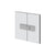 Gessi 67603 Shower G Glass-Glass Self-Centering Hinge. Diamantato.If The Door Exceeds 110 Lbs Or 39-3/8" Width.