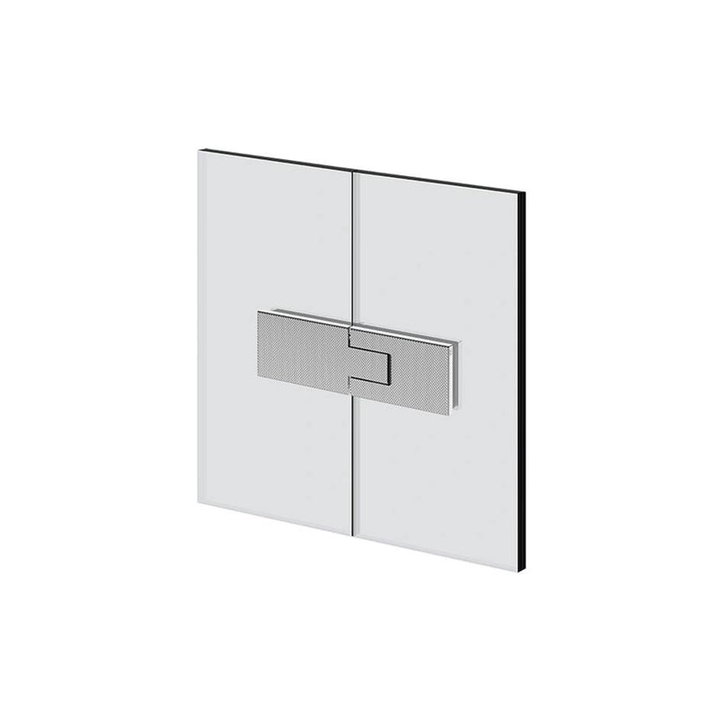 Gessi 67603 Shower G Glass-Glass Self-Centering Hinge. Diamantato.If The Door Exceeds 110 Lbs Or 39-3/8" Width.