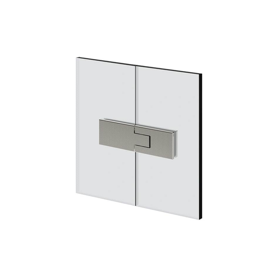Gessi 67603 Shower G Glass-Glass Self-Centering Hinge. Diamantato.If The Door Exceeds 110 Lbs Or 39-3/8" Width.