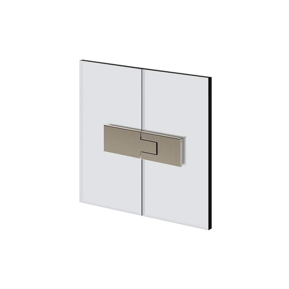 Gessi 67603 Shower G Glass-Glass Self-Centering Hinge. Diamantato.If The Door Exceeds 110 Lbs Or 39-3/8" Width.