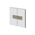 Gessi 67603 Shower G Glass-Glass Self-Centering Hinge. Diamantato.If The Door Exceeds 110 Lbs Or 39-3/8" Width.