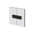 Gessi 67603 Shower G Glass-Glass Self-Centering Hinge. Diamantato.If The Door Exceeds 110 Lbs Or 39-3/8" Width.