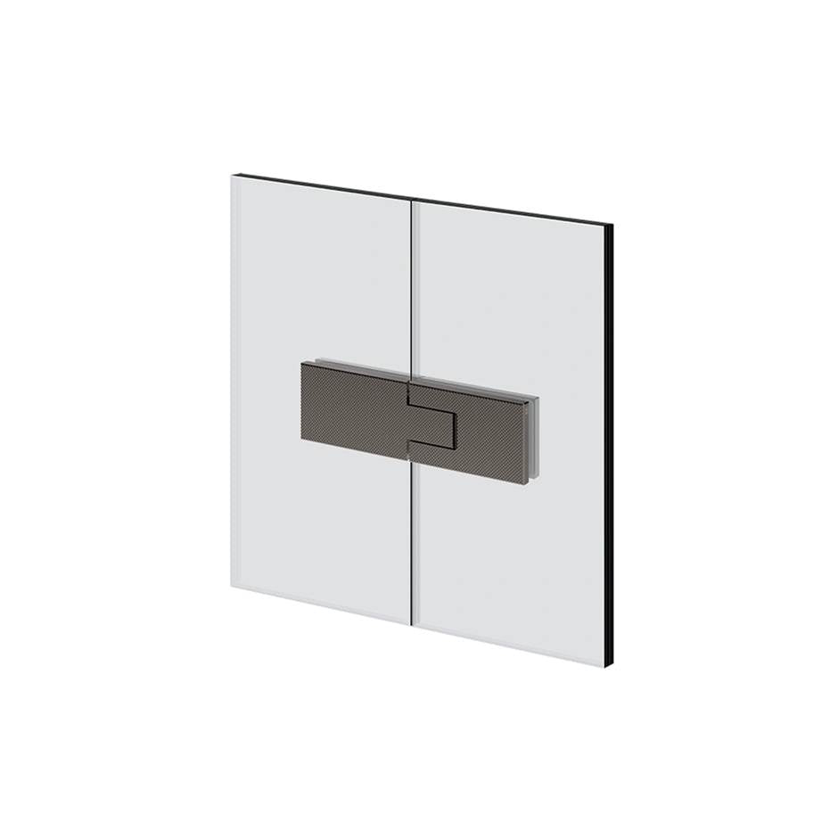 Gessi 67603 Shower G Glass-Glass Self-Centering Hinge. Diamantato.If The Door Exceeds 110 Lbs Or 39-3/8" Width.