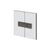 Gessi 67603 Shower G Glass-Glass Self-Centering Hinge. Diamantato.If The Door Exceeds 110 Lbs Or 39-3/8" Width.