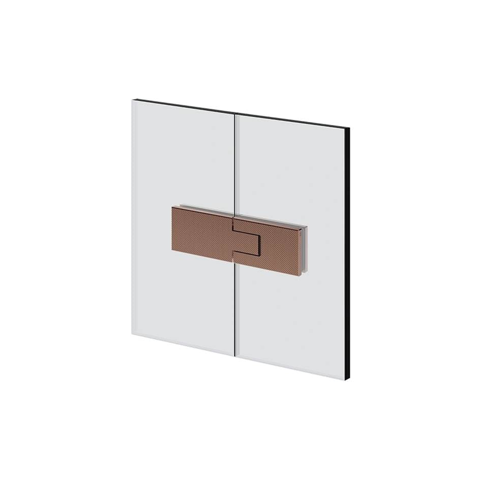 Gessi 67603 Shower G Glass-Glass Self-Centering Hinge. Diamantato.If The Door Exceeds 110 Lbs Or 39-3/8" Width.