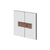Gessi 67603 Shower G Glass-Glass Self-Centering Hinge. Diamantato.If The Door Exceeds 110 Lbs Or 39-3/8" Width.