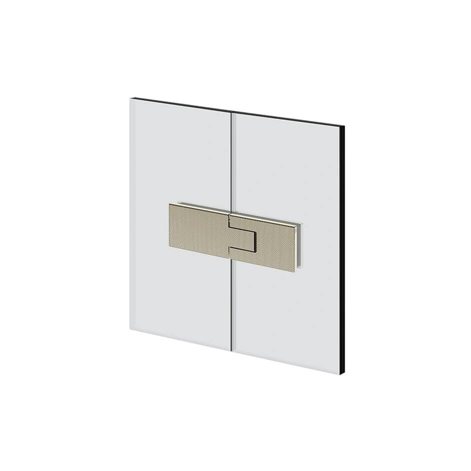 Gessi 67603 Shower G Glass-Glass Self-Centering Hinge. Diamantato.If The Door Exceeds 110 Lbs Or 39-3/8" Width.