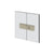 Gessi 67603 Shower G Glass-Glass Self-Centering Hinge. Diamantato.If The Door Exceeds 110 Lbs Or 39-3/8" Width.