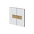 Gessi 67603 Shower G Glass-Glass Self-Centering Hinge. Diamantato.If The Door Exceeds 110 Lbs Or 39-3/8" Width.