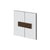 Gessi 67603 Shower G Glass-Glass Self-Centering Hinge. Diamantato.If The Door Exceeds 110 Lbs Or 39-3/8" Width.
