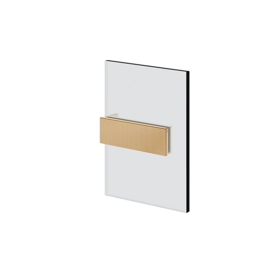 Gessi 67605 Shower G Wall-Glass Clamp. Diamantato