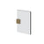 Gessi 67606 Shower G Wall-Glass Clamp. Diamantato