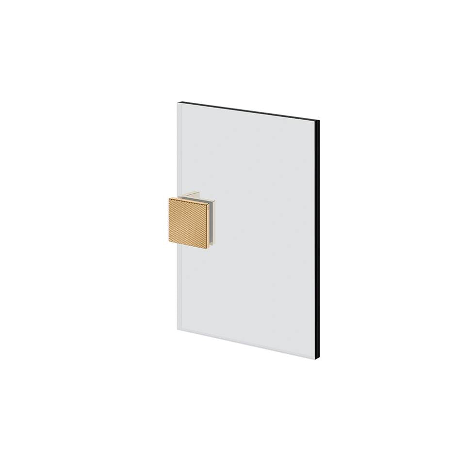 Gessi 67606 Shower G Wall-Glass Clamp. Diamantato