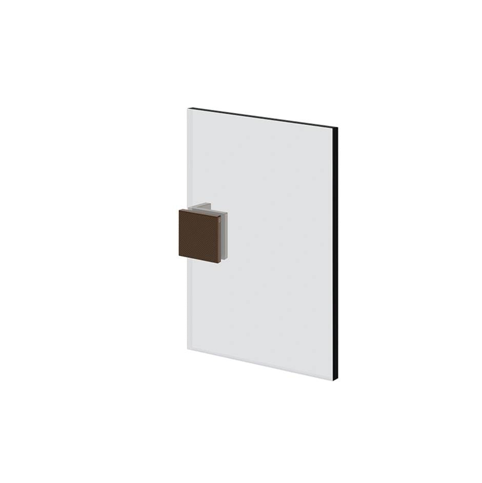 Gessi 67606 Shower G Wall-Glass Clamp. Diamantato