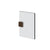 Gessi 67606 Shower G Wall-Glass Clamp. Diamantato