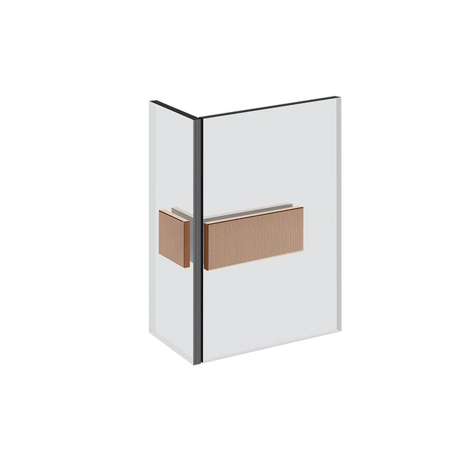 Gessi 67607 Shower G Angular Glass-Glass Clamp. Diamantato - Parent