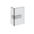 Gessi 67607 Shower G Angular Glass-Glass Clamp. Diamantato