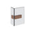Gessi 67607 Shower G Angular Glass-Glass Clamp. Diamantato