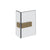 Gessi 67607 Shower G Angular Glass-Glass Clamp. Diamantato
