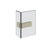 Gessi 67607 Shower G Angular Glass-Glass Clamp. Diamantato