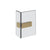 Gessi 67607 Shower G Angular Glass-Glass Clamp. Diamantato