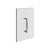 Gessi 67621 Shower G 8" Handle. Vertical/Horizontal Installation. Diamantato