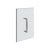 Gessi 67621 Shower G 8" Handle. Vertical/Horizontal Installation. Diamantato