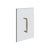 Gessi 67621 Shower G 8" Handle. Vertical/Horizontal Installation. Diamantato