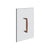 Gessi 67621 Shower G 8" Handle. Vertical/Horizontal Installation. Diamantato