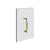 Gessi 67621 Shower G 8" Handle. Vertical/Horizontal Installation. Diamantato