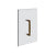 Gessi 67621 Shower G 8" Handle. Vertical/Horizontal Installation. Diamantato