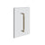 Gessi 67623 Shower G 12" Handle. Vertical/Horizontal Installation. Diamantato