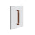 Gessi 67623 Shower G 12" Handle. Vertical/Horizontal Installation. Diamantato