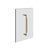 Gessi 67623 Shower G 12" Handle. Vertical/Horizontal Installation. Diamantato
