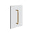 Gessi 67623 Shower G 12" Handle. Vertical/Horizontal Installation. Diamantato