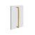 Gessi 67625 Shower G 18" Handle. Vertical/Horizontal Installation. Diamantato