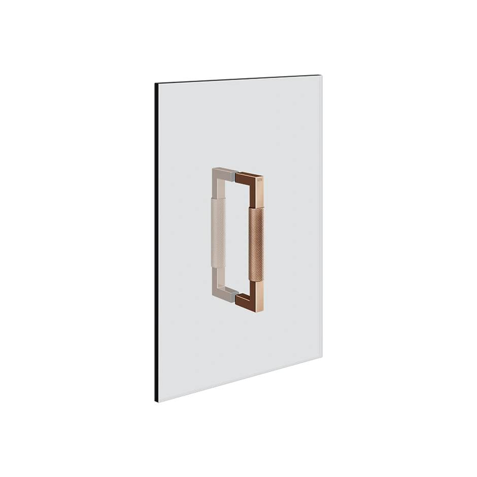 Gessi 67631 Shower G 8" Double Handle. Vertical/Horizontal Installation. Diamantato - Parent