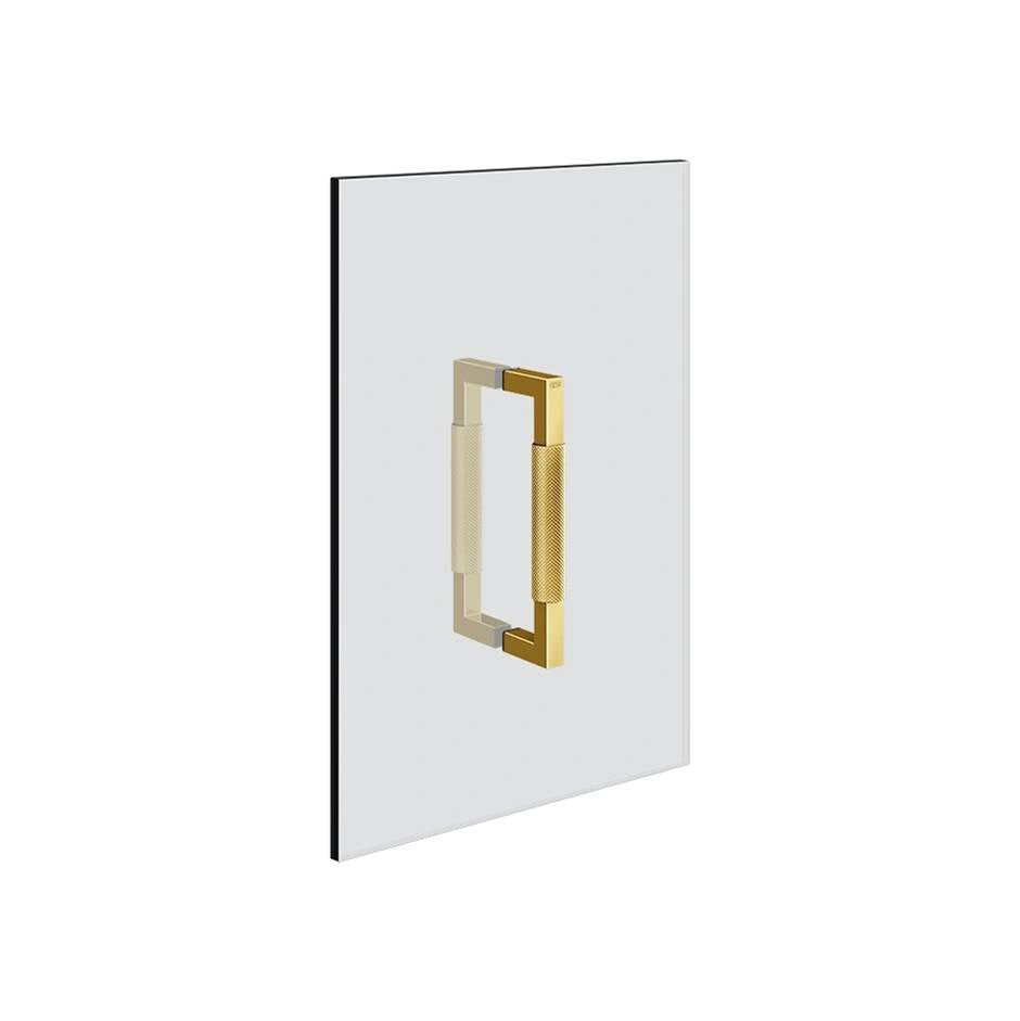 Gessi 67631 Shower G 8" Double Handle. Vertical/Horizontal Installation. Diamantato