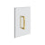 Gessi 67631 Shower G 8" Double Handle. Vertical/Horizontal Installation. Diamantato
