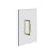 Gessi 67631 Shower G 8" Double Handle. Vertical/Horizontal Installation. Diamantato