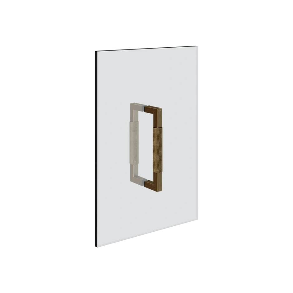 Gessi 67631 Shower G 8" Double Handle. Vertical/Horizontal Installation. Diamantato