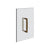 Gessi 67631 Shower G 8" Double Handle. Vertical/Horizontal Installation. Diamantato