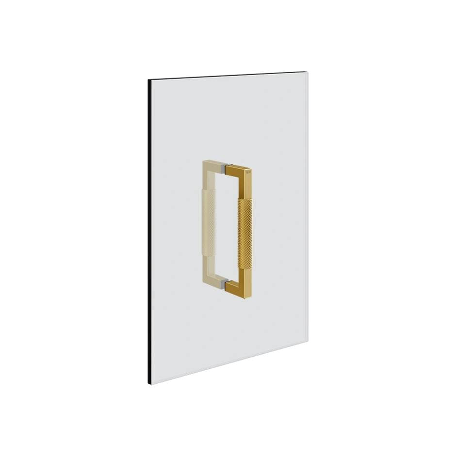 Gessi 67631 Shower G 8" Double Handle. Vertical/Horizontal Installation. Diamantato