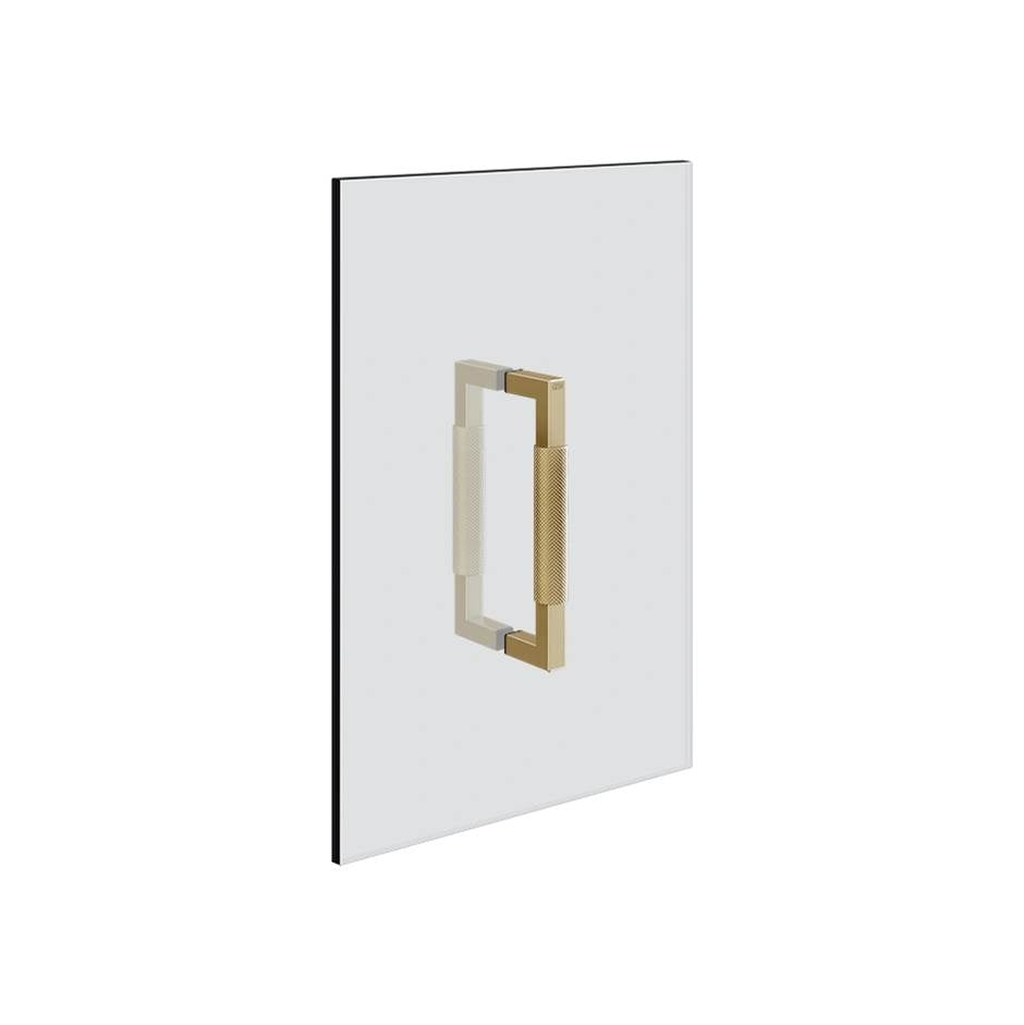 Gessi 67631 Shower G 8" Double Handle. Vertical/Horizontal Installation. Diamantato