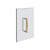 Gessi 67631 Shower G 8" Double Handle. Vertical/Horizontal Installation. Diamantato