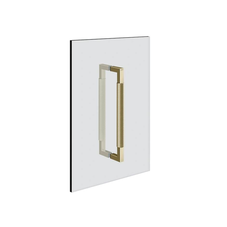 Gessi 67633 Shower G 12" Double Handle. Vertical/Horizontal Installation. Diamantato