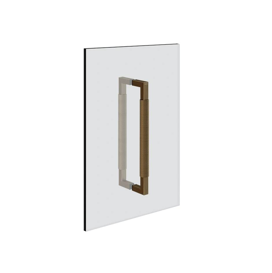 Gessi 67633 Shower G 12" Double Handle. Vertical/Horizontal Installation. Diamantato