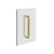 Gessi 67633 Shower G 12" Double Handle. Vertical/Horizontal Installation. Diamantato