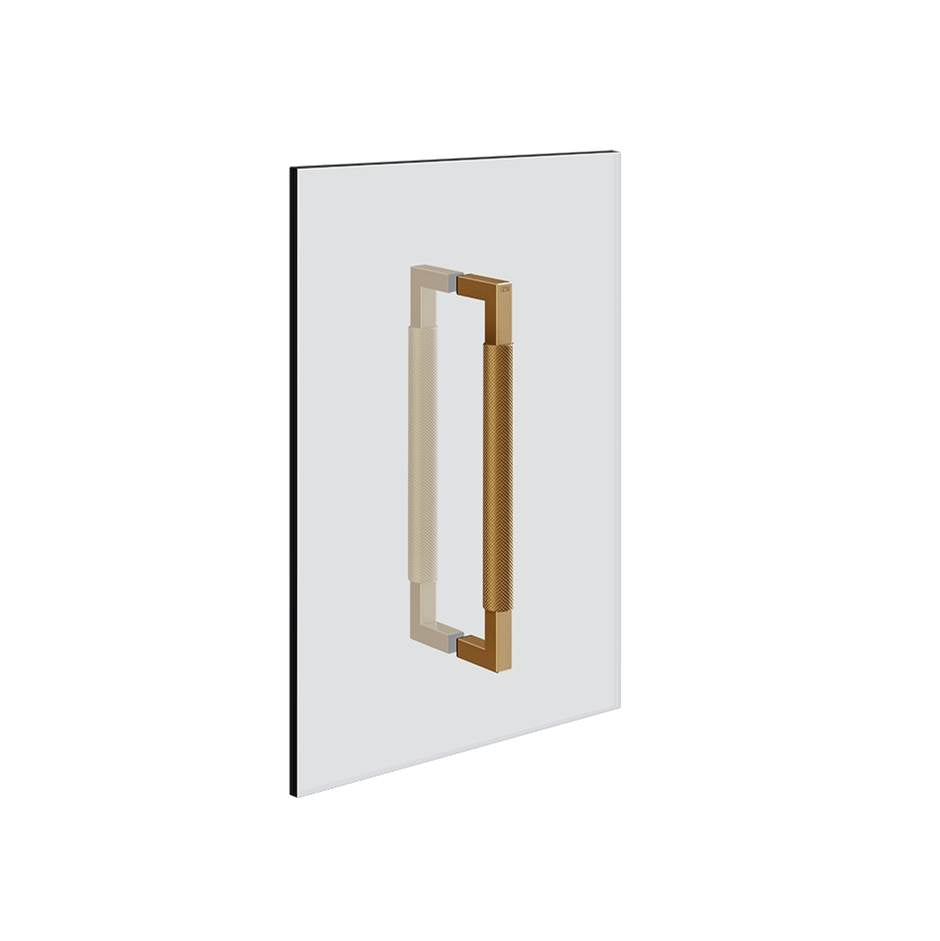 Gessi 67633 Shower G 12" Double Handle. Vertical/Horizontal Installation. Diamantato